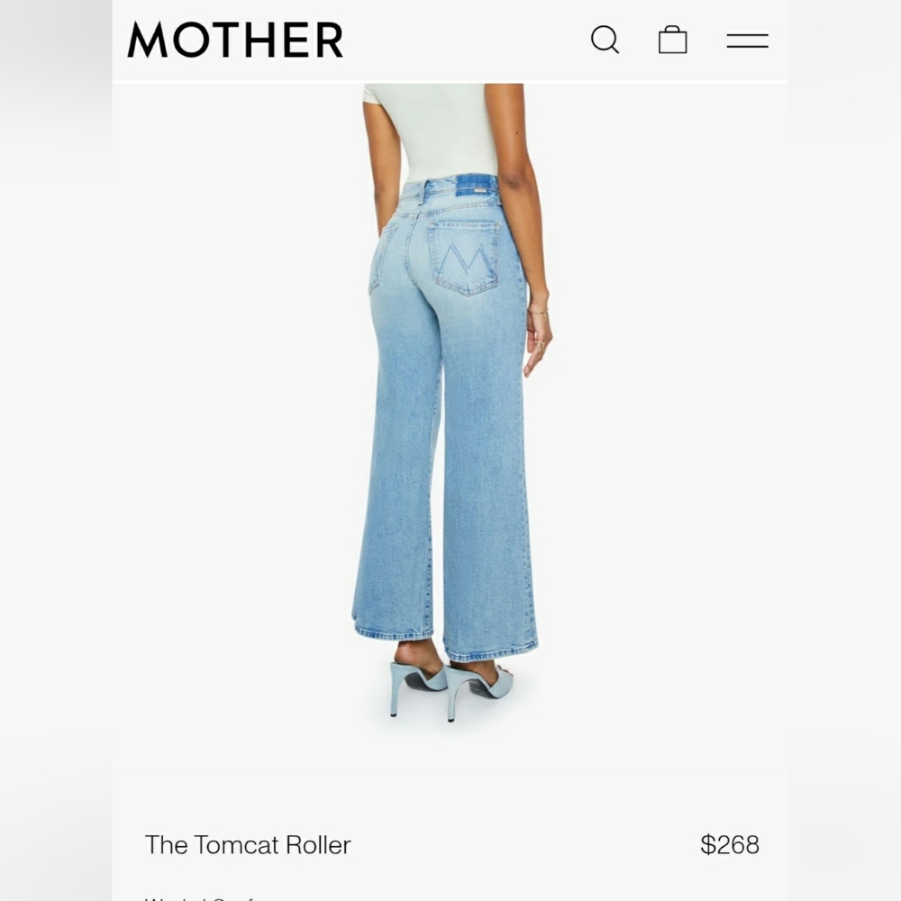 Mother Jeans Tomcat Roller Size 25